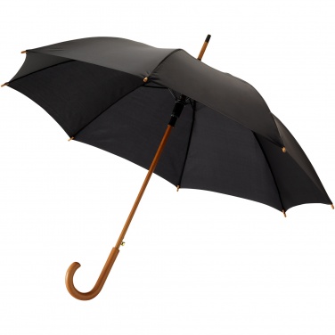 Logotrade business gift image of: Kyle 23" auto open umbrella wooden shaft and handle
