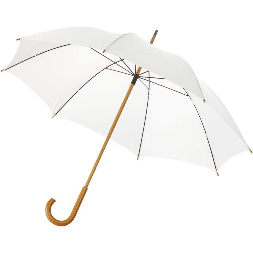 Logotrade promotional product image of: Jova 23" umbrella with wooden shaft and handle