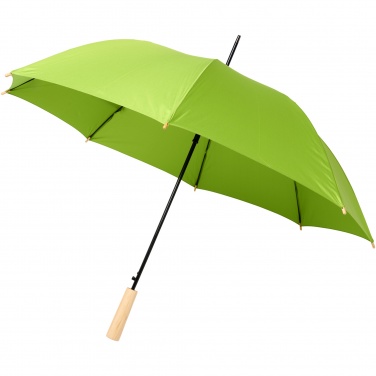 Logo trade promotional giveaways picture of: Alina 23" auto open recycled PET umbrella