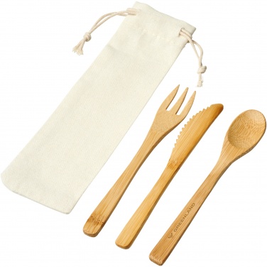 Logotrade promotional item picture of: Celuk bamboo cutlery set