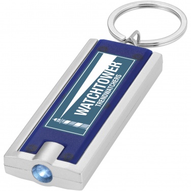 Logo trade promotional giveaways picture of: Castor LED keychain light