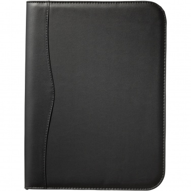 Logo trade advertising product photo of: Ebony A4 zippered portfolio