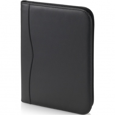 Logo trade business gift photo of: Ebony A4 zippered portfolio