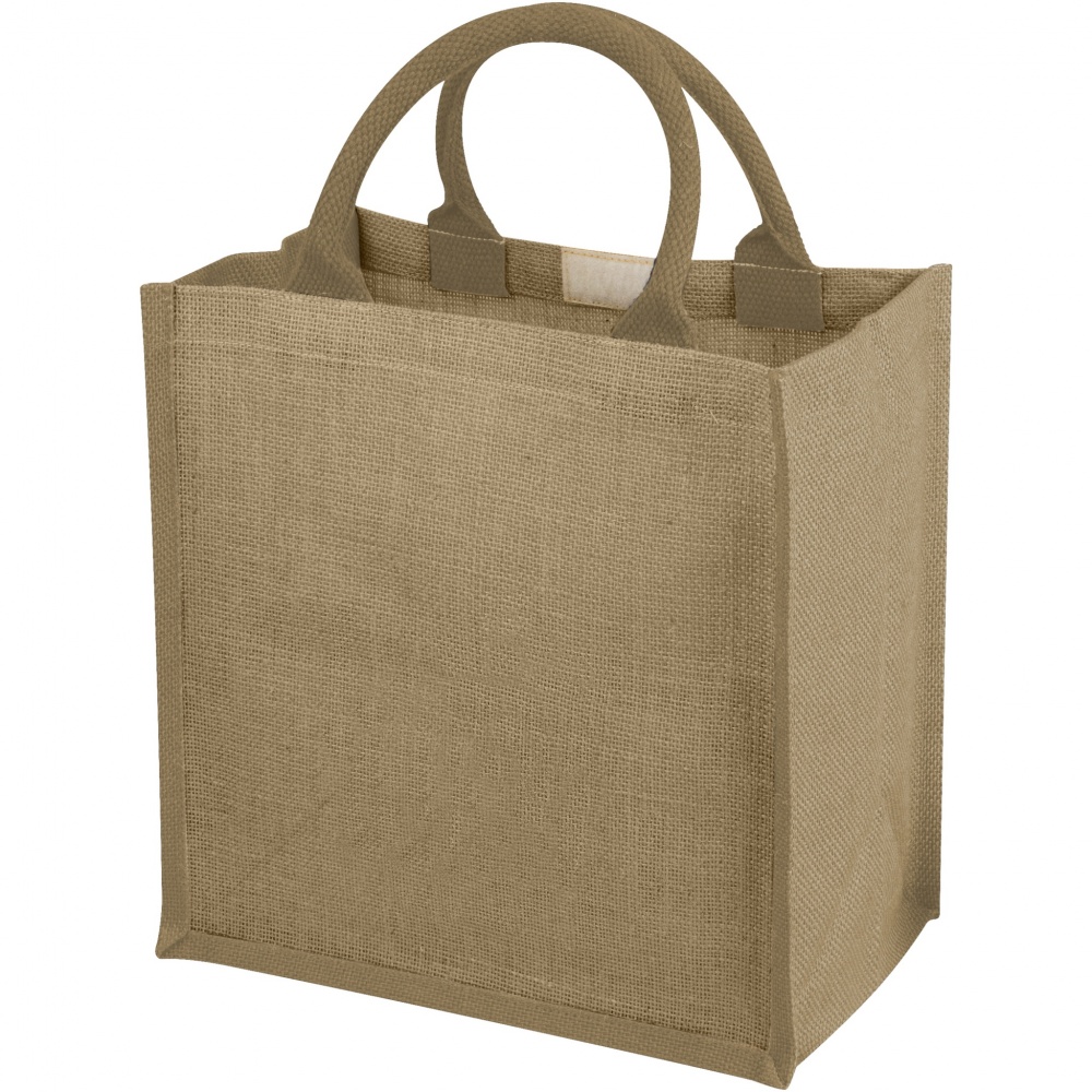 Logo trade promotional items image of: Chennai jute tote bag 16L