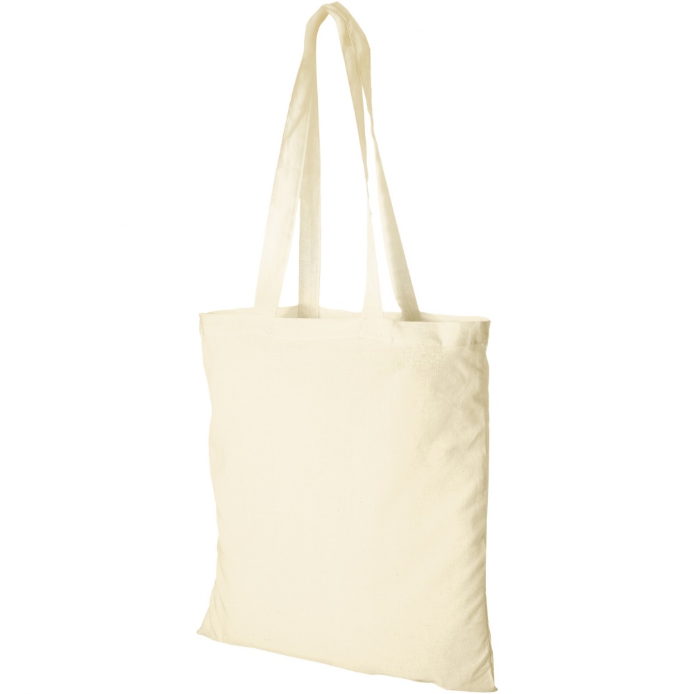 Logo trade advertising products picture of: Peru 180 g/m² cotton tote bag 7L