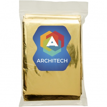 Logo trade promotional item photo of: Frederik 2-function emergency blanket