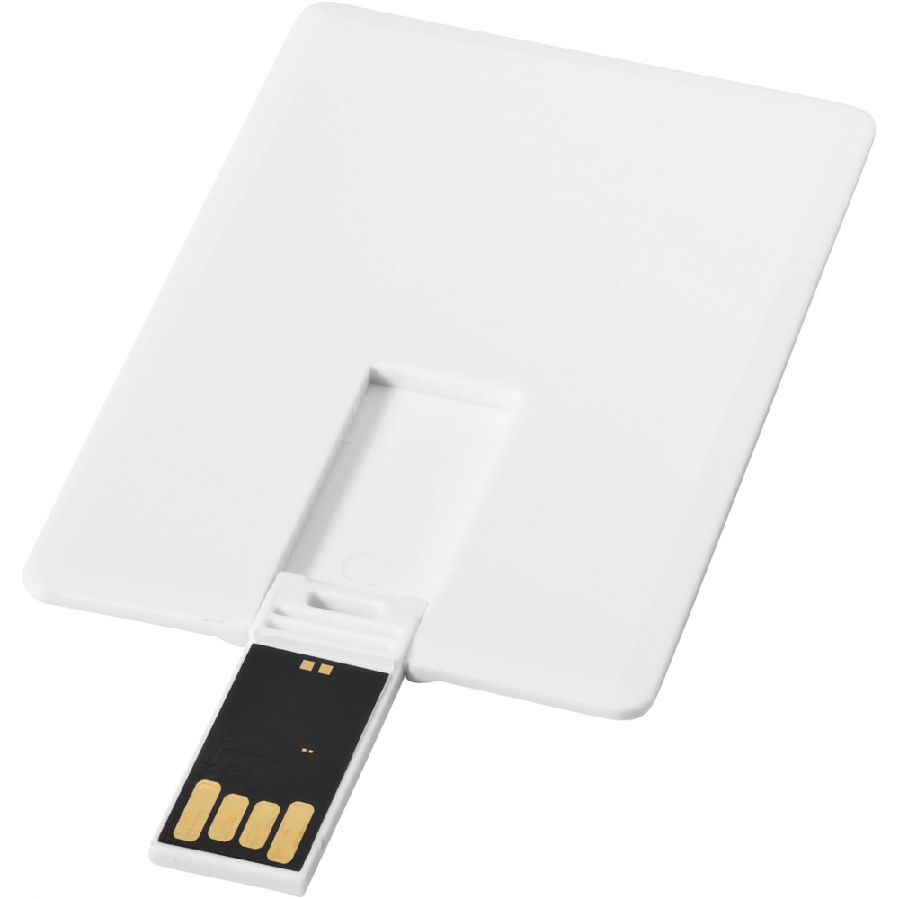 Logotrade promotional product picture of: Slim card-shaped 4GB USB flash drive
