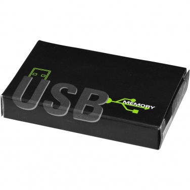 Logo trade promotional items image of: Slim card-shaped 4GB USB flash drive