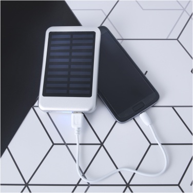 Logo trade promotional gift photo of: Bask 4000 mAh solar power bank
