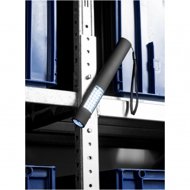 Logo trade promotional items image of: Lutz 28-LED magnetic torch light