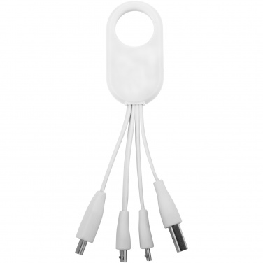Logotrade promotional merchandise image of: Troup 4-in-1 charging cable with type-C tip