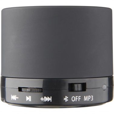 Logo trade promotional gifts image of: Duck cylinder Bluetooth® speaker with rubber finish