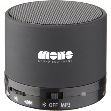 Logo trade corporate gifts picture of: Duck cylinder Bluetooth® speaker with rubber finish