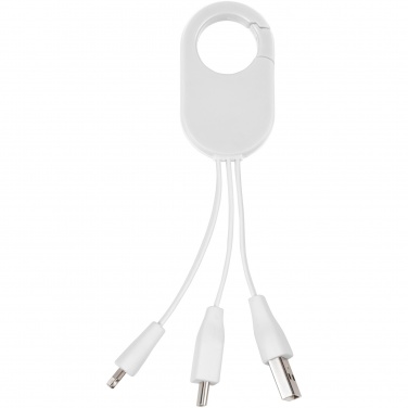 Logo trade promotional products image of: Troop 3-in-1 charging cable