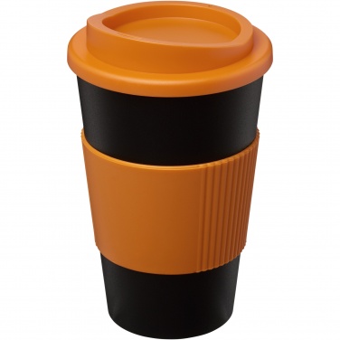 Logo trade promotional items picture of: Americano® 350 ml insulated tumbler with grip
