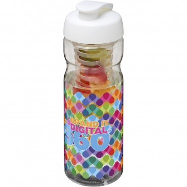 Logotrade promotional product picture of: H2O Active® Base 650 ml flip lid sport bottle & infuser