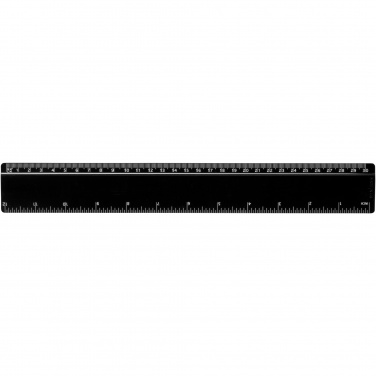 Logotrade promotional merchandise image of: Terran 30 cm ruler from 100% recycled plastic