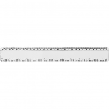 Logo trade promotional gifts image of: Renzo 30 cm plastic ruler
