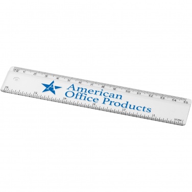 Logo trade promotional giveaways picture of: Renzo 15 cm plastic ruler