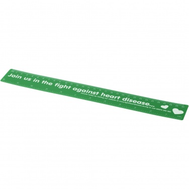 Logo trade promotional gift photo of: Rothko 30 cm plastic ruler