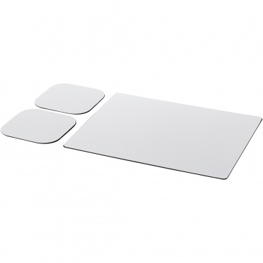 Logotrade promotional products photo of: Brite-Mat® mouse mat and coaster set combo 3