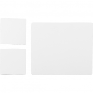Logotrade promotional products photo of: Q-Mat® mouse mat and coaster set combo 3