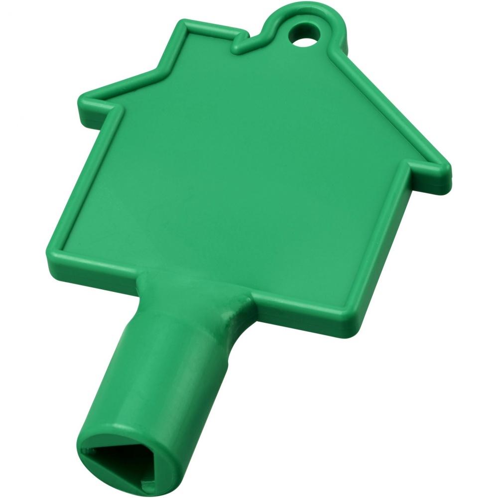 Logotrade advertising product image of: Maximilian house-shaped utility key