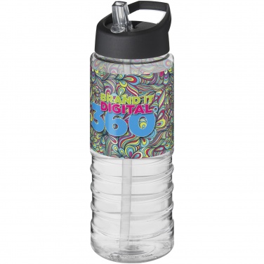 Logo trade advertising product photo of: H2O Active® Treble 750 ml spout lid sport bottle