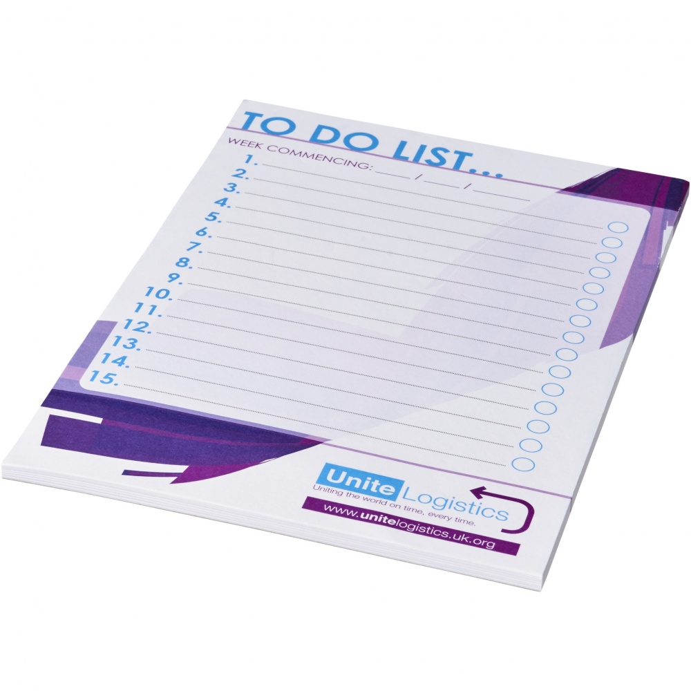 Logo trade promotional merchandise picture of: Desk-Mate® A5 notepad