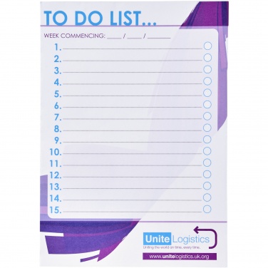 Logo trade promotional products image of: Desk-Mate® A5 notepad