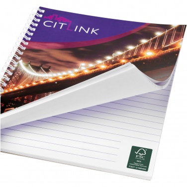 Logo trade promotional items picture of: Desk-Mate® A5 spiral notebook