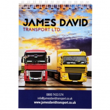 Logo trade corporate gift photo of: Desk-Mate® spiral A6 notebook