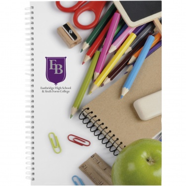 Logotrade promotional merchandise image of: Wire-o A4 notebook hard cover