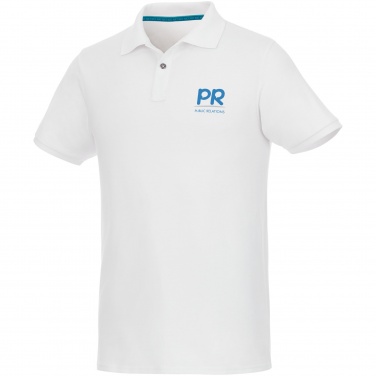 Logo trade promotional gift photo of: Beryl short sleeve men's organic recycled polo