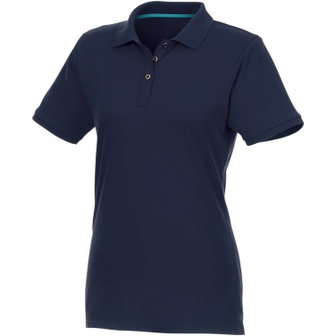 Logo trade promotional merchandise picture of: Beryl short sleeve women's organic recycled polo
