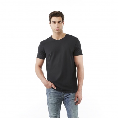 Logo trade promotional giveaways image of: Balfour short sleeve men's organic t-shirt