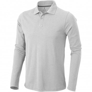 Logo trade promotional item photo of: Oakville long sleeve men's polo