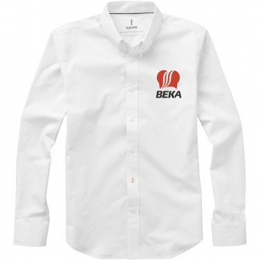 Logo trade promotional gifts image of: Vaillant long sleeve men's oxford shirt