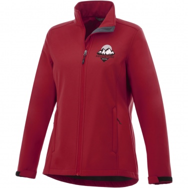 Logo trade promotional giveaways image of: Maxson women's softshell jacket