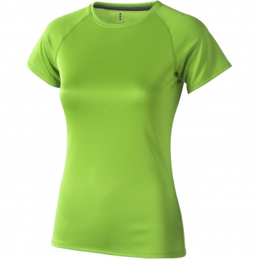 Logo trade promotional gifts picture of: Niagara short sleeve women's cool fit t-shirt