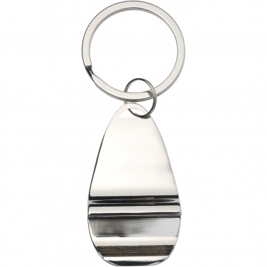 Logo trade corporate gifts image of: Don bottle opener keychain