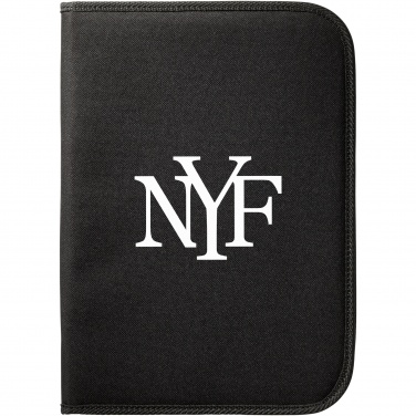 Logo trade promotional items image of: Berkely A4 zippered portfolio