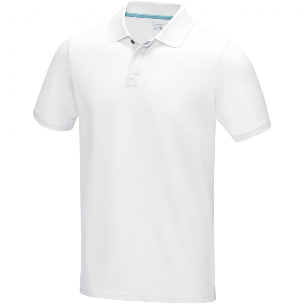 Logo trade promotional products picture of: Graphite short sleeve men’s organic polo