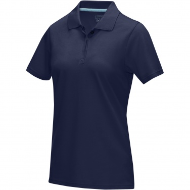 Logotrade promotional gift picture of: Graphite short sleeve women’s organic polo