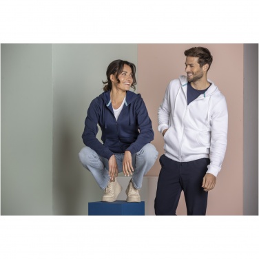 Logo trade corporate gift photo of: Ruby men’s organic recycled full zip hoodie