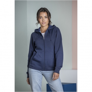 Logo trade promotional giveaways picture of: Ruby women’s organic recycled full zip hoodie