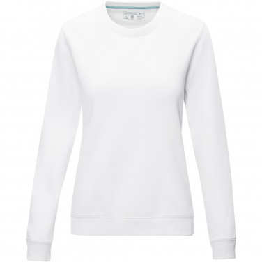 Logo trade promotional items picture of: Jasper women’s organic recycled crewneck sweater