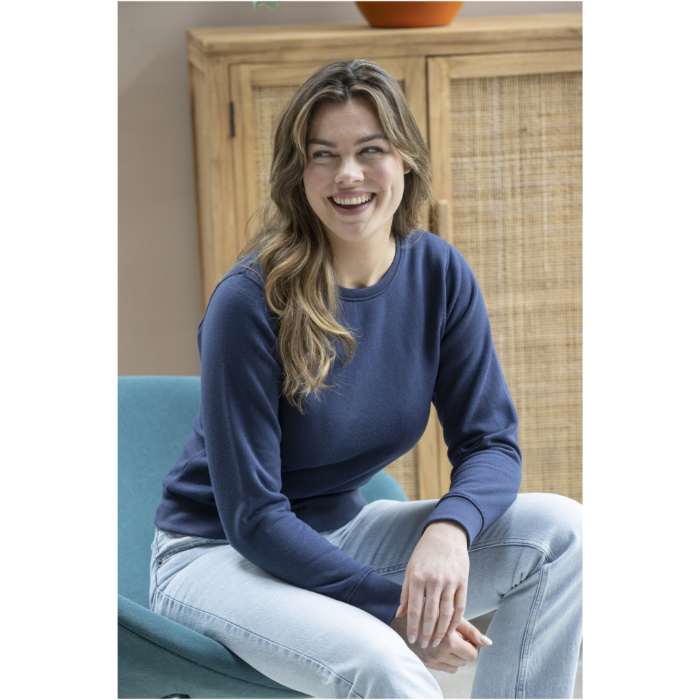 Logo trade business gifts image of: Zenon women’s crewneck sweater