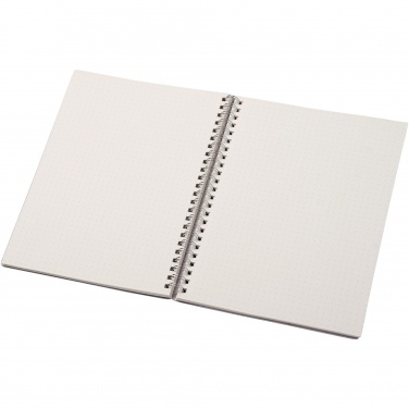 Logo trade promotional items picture of: Bianco A5 size wire-o notebook