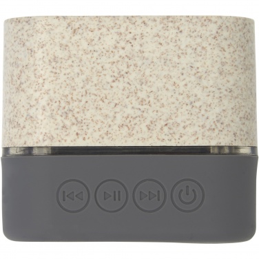 Logo trade corporate gift photo of: Aira wheat straw Bluetooth® speaker